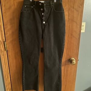 Black high rise Abercrombie jeans